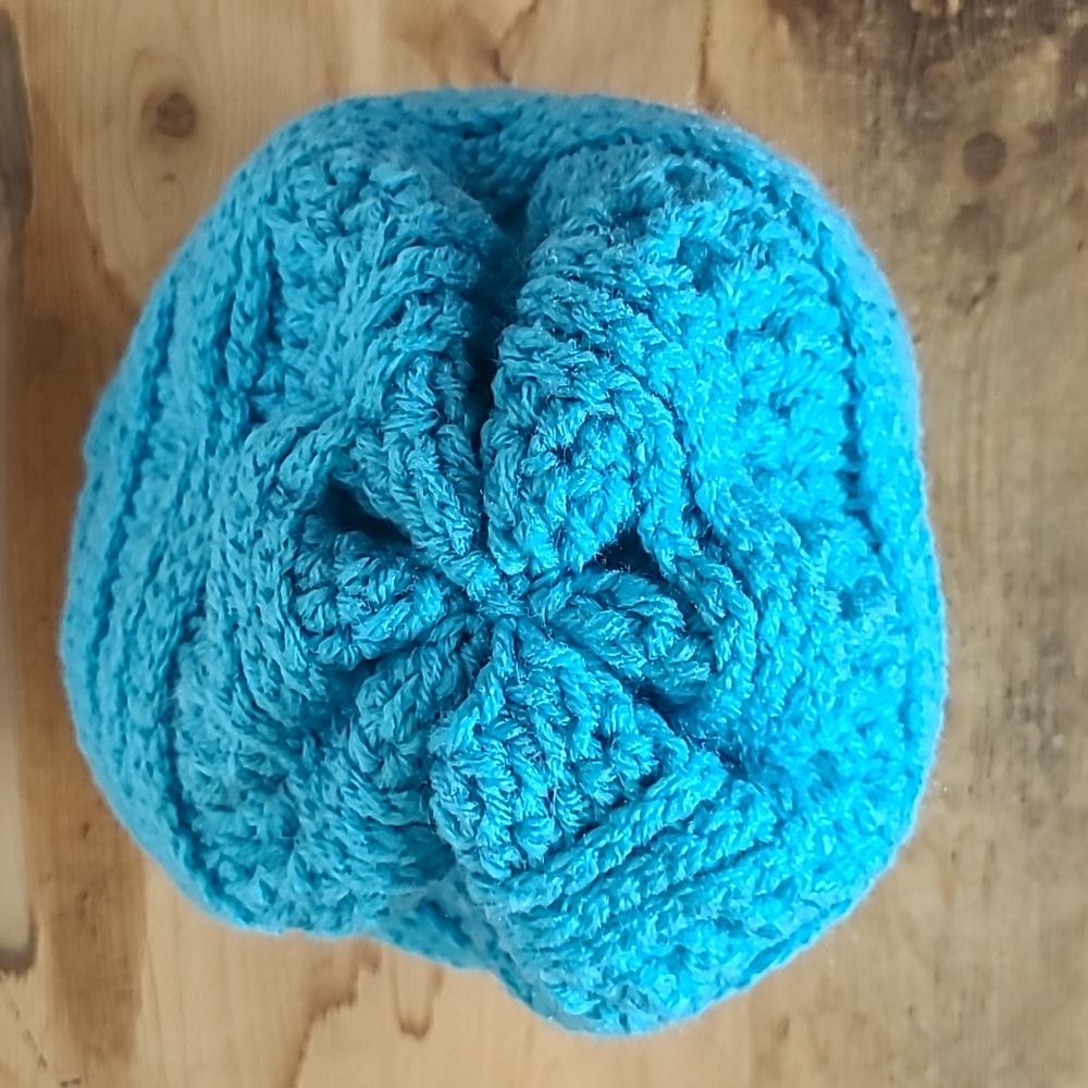 1️⃣7️⃣Handmade Winter Hat Blue-NEW - Picture 5 of 6